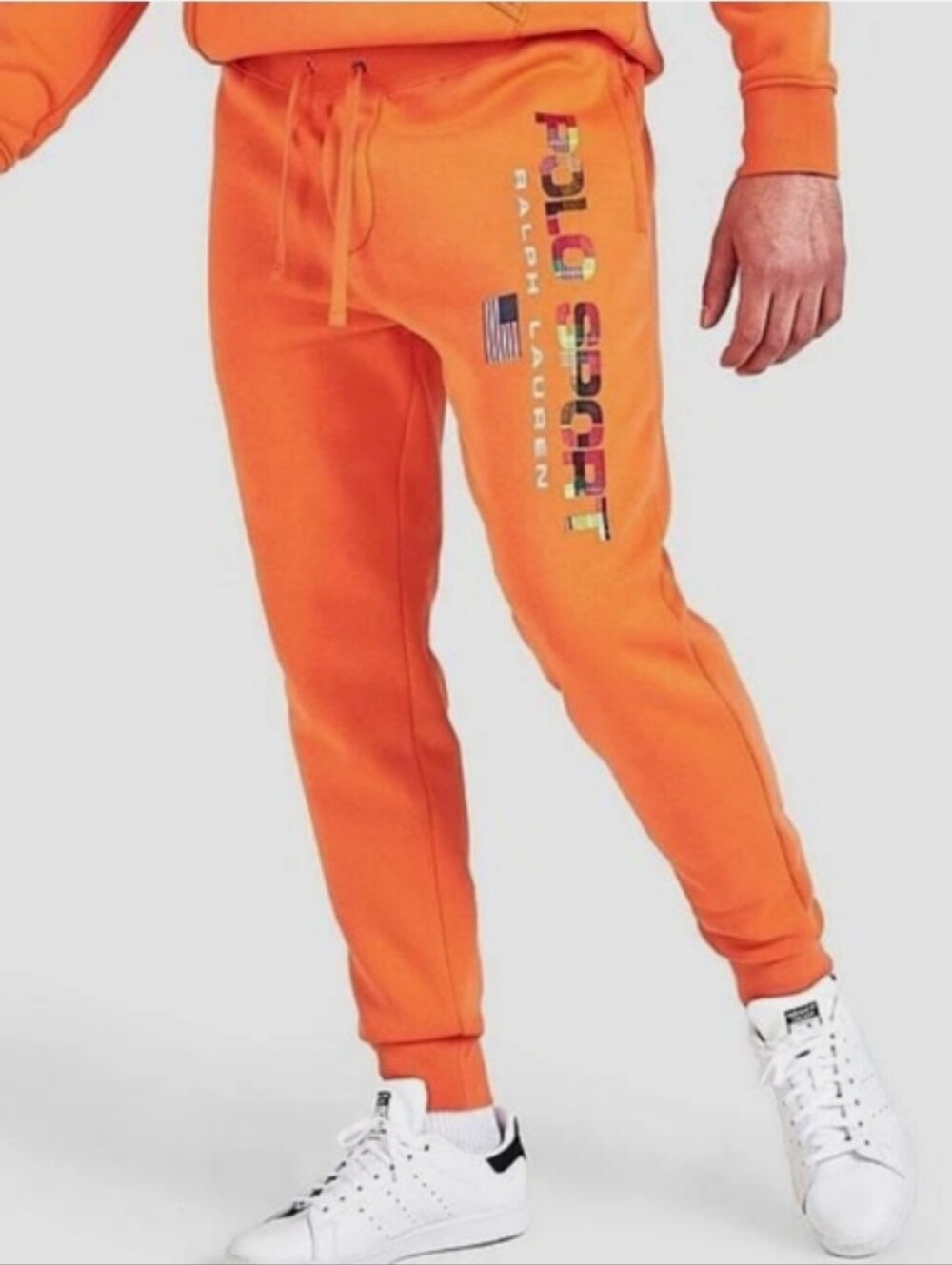 NWT Men's Polo by Ralph Lauren Orange Men's Jogger Sweatpants